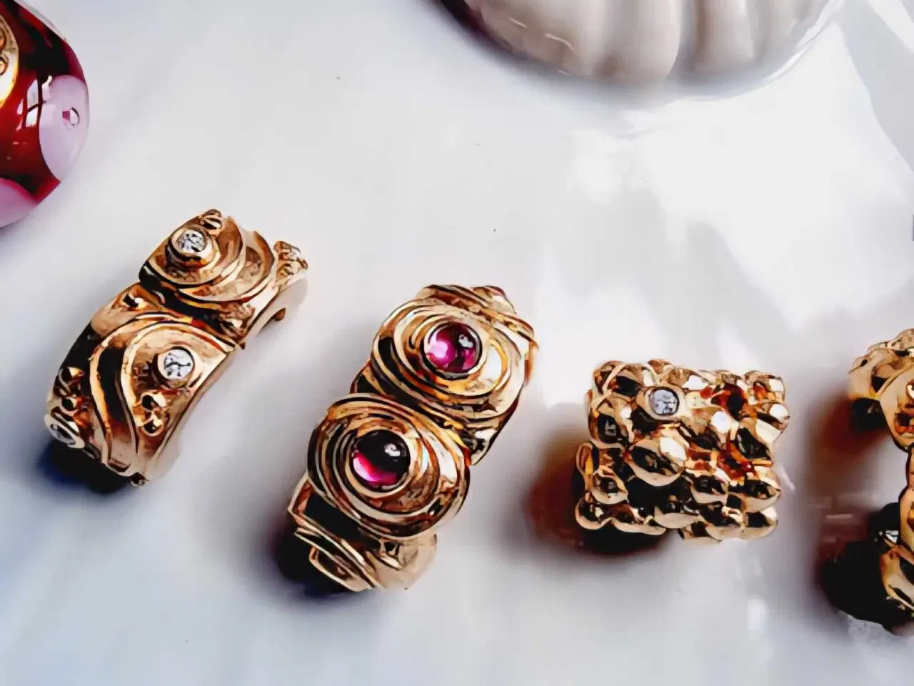 Billede 9 - Pandora armbånd charms + diamanter 14 karat TUNGT