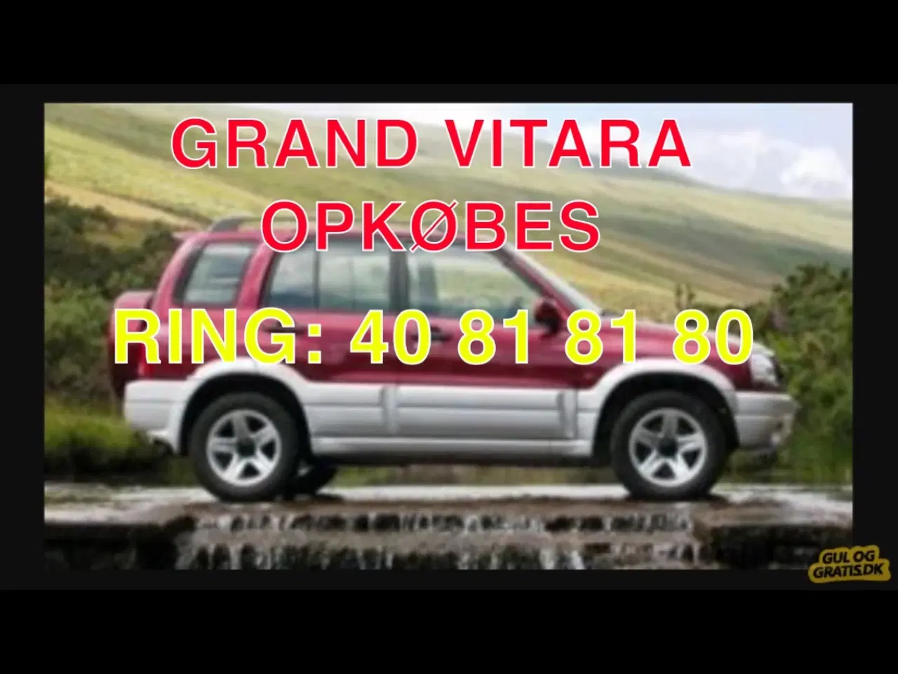 Billede 1 - Grand Vitara købes