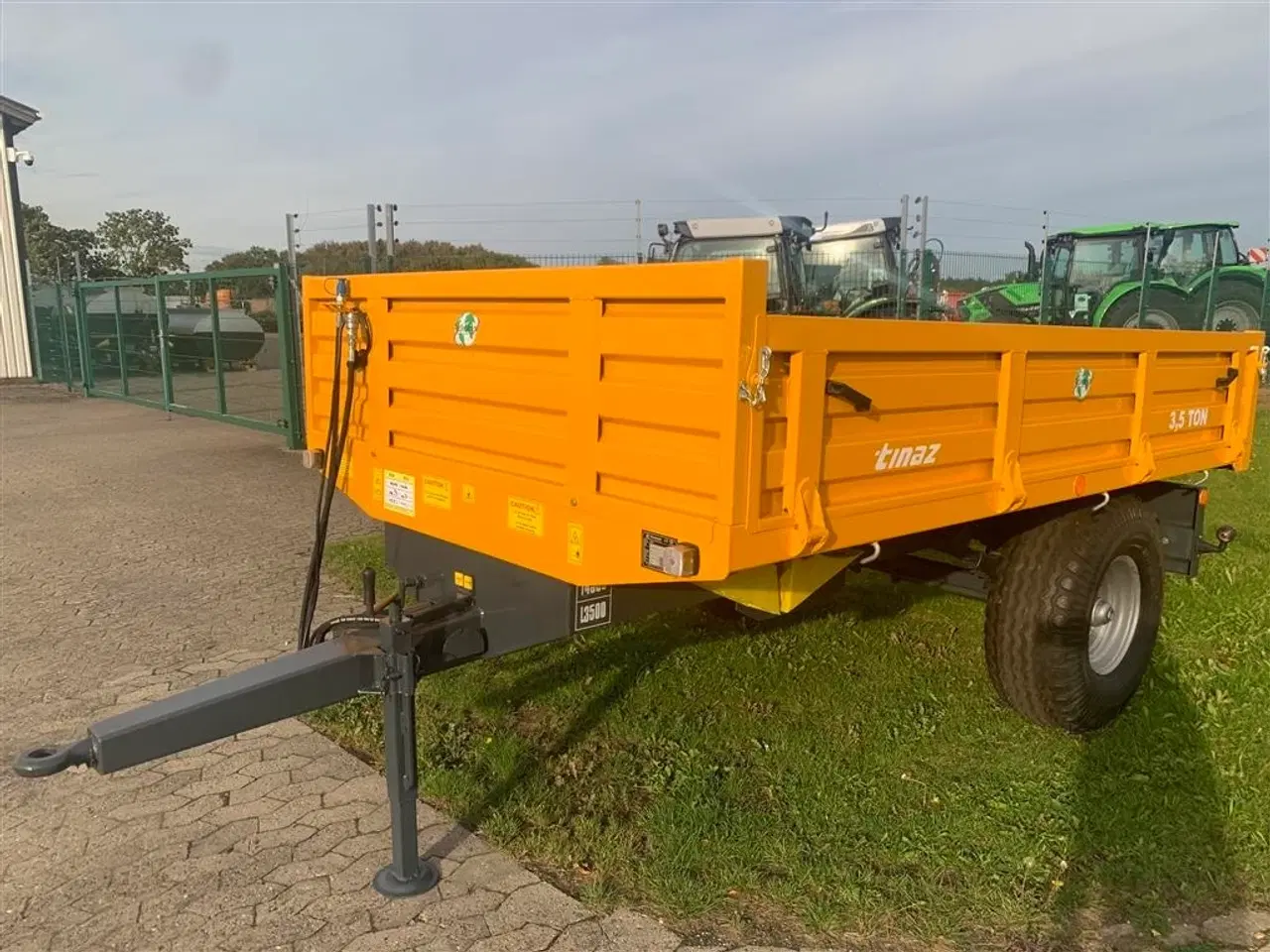 Billede 15 - Tinaz 3,5 tons bagtipvogn Gul