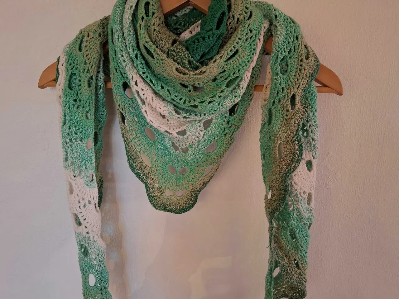 Billede 1 - Hæklede tørklæder med farveskift