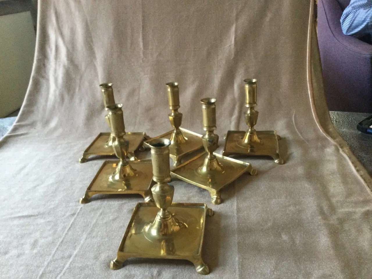 Billede 2 - Messing stager, 6 stk. sjældent udbudt