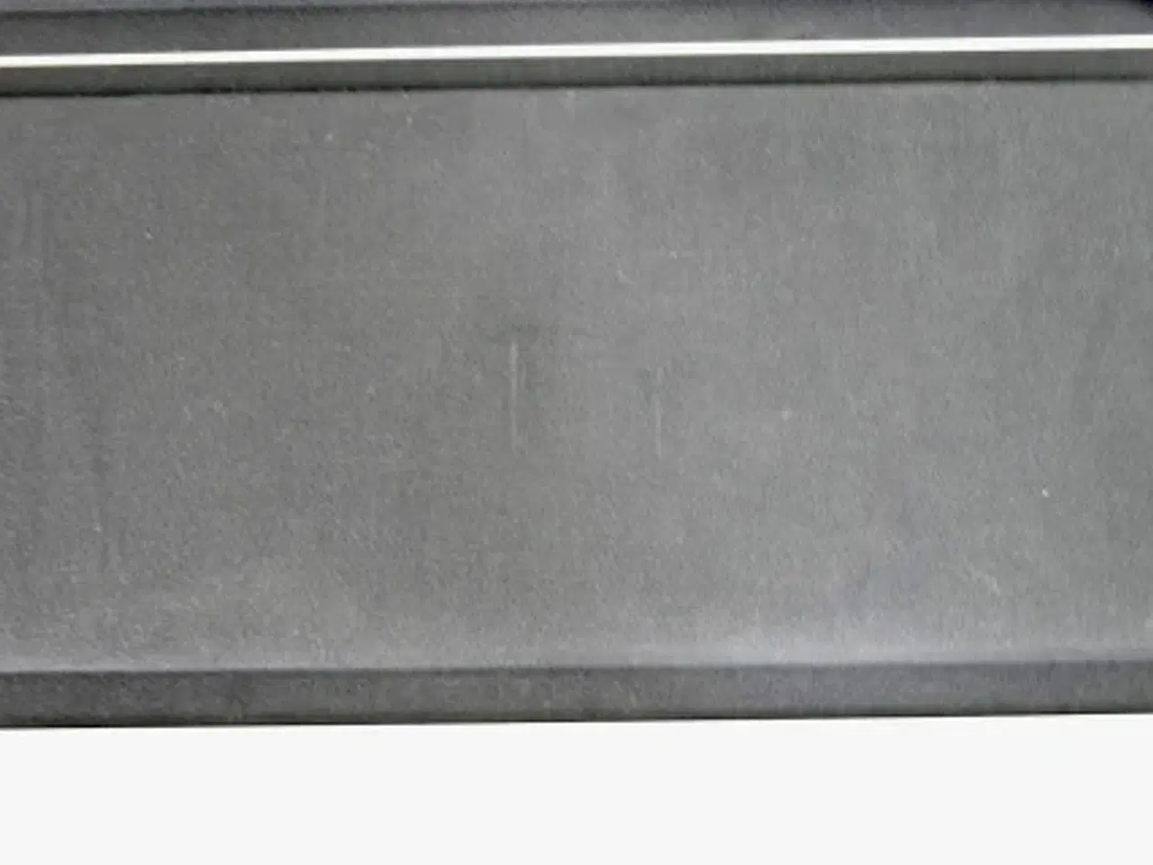 Billede 5 - Bordskærm i sort og aluminium, 180 cm.