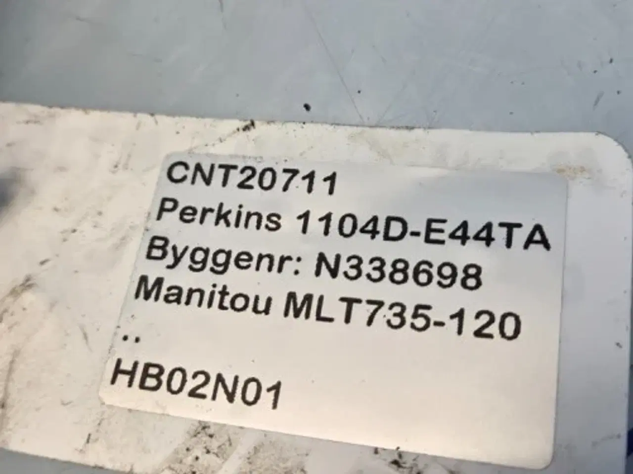 Billede 6 - Perkins 1104-E44TA Udstødningsrør 266001