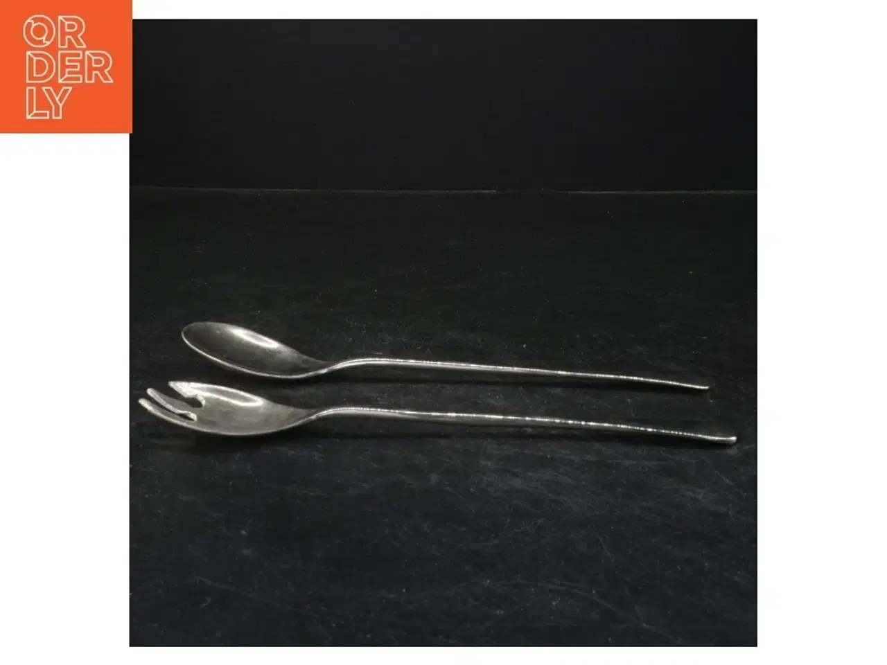 Billede 2 - Serveringsbestik i rustfrit stål (str. 23 cm)