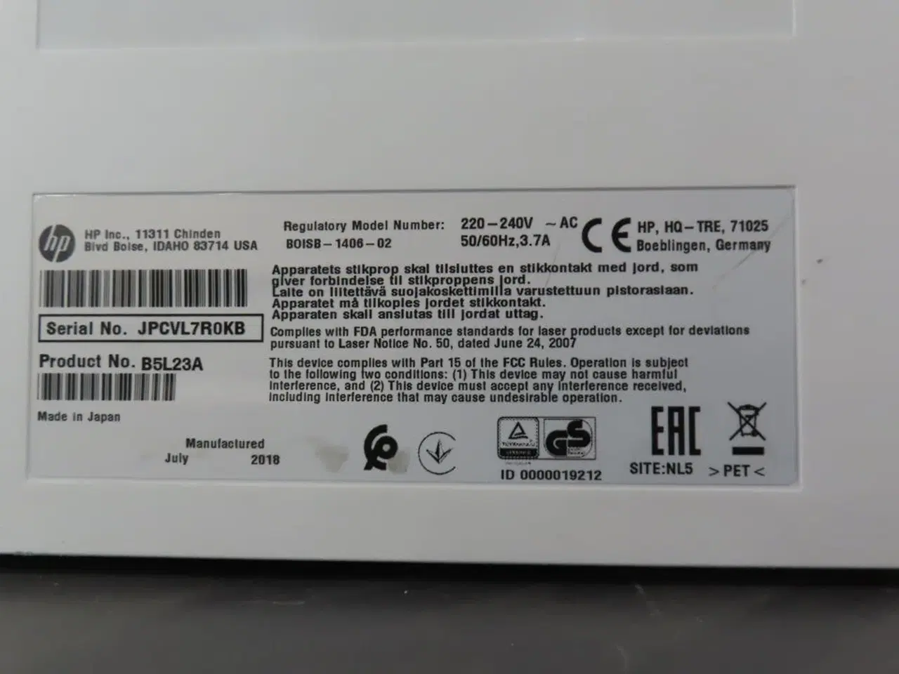 Billede 7 - Printer HP COLOR LASERJET ENTERPRISE M552