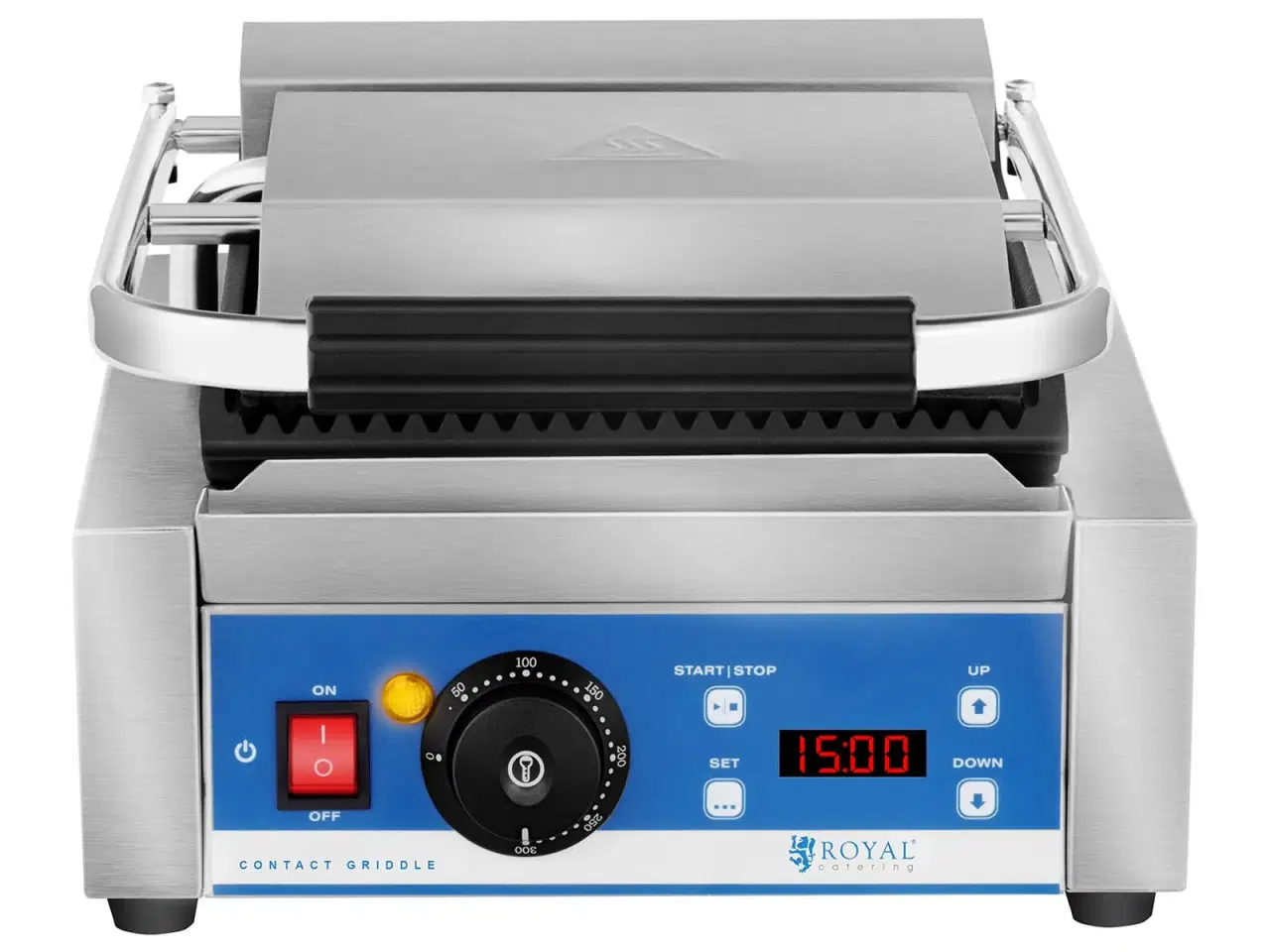 Billede 5 - Kontaktgrill – rillet – timer – 1.800 W