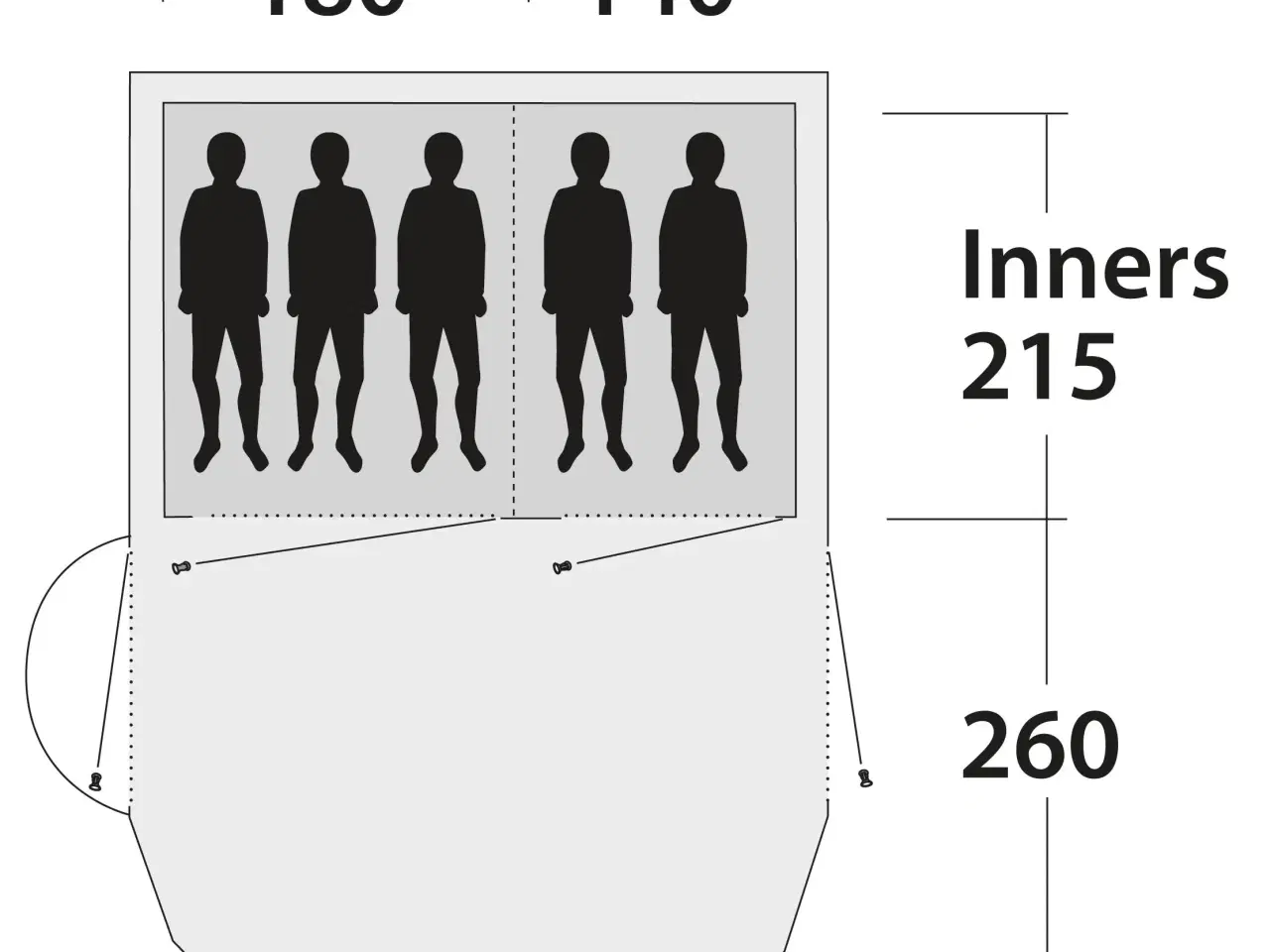 Billede 3 - Outwell 5 personers Telt, flunkende nyt