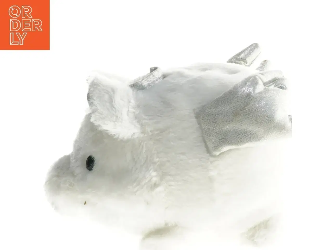 Billede 2 - Hvid bamse (str. 20 x 17 cm)