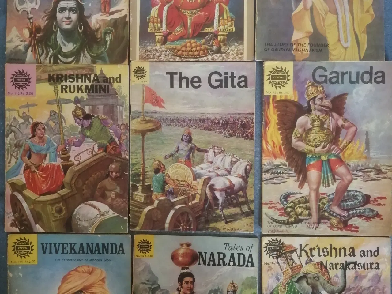 Billede 2 - Flotte Indiske Tegneserier fra Amar Chitra 80'erne