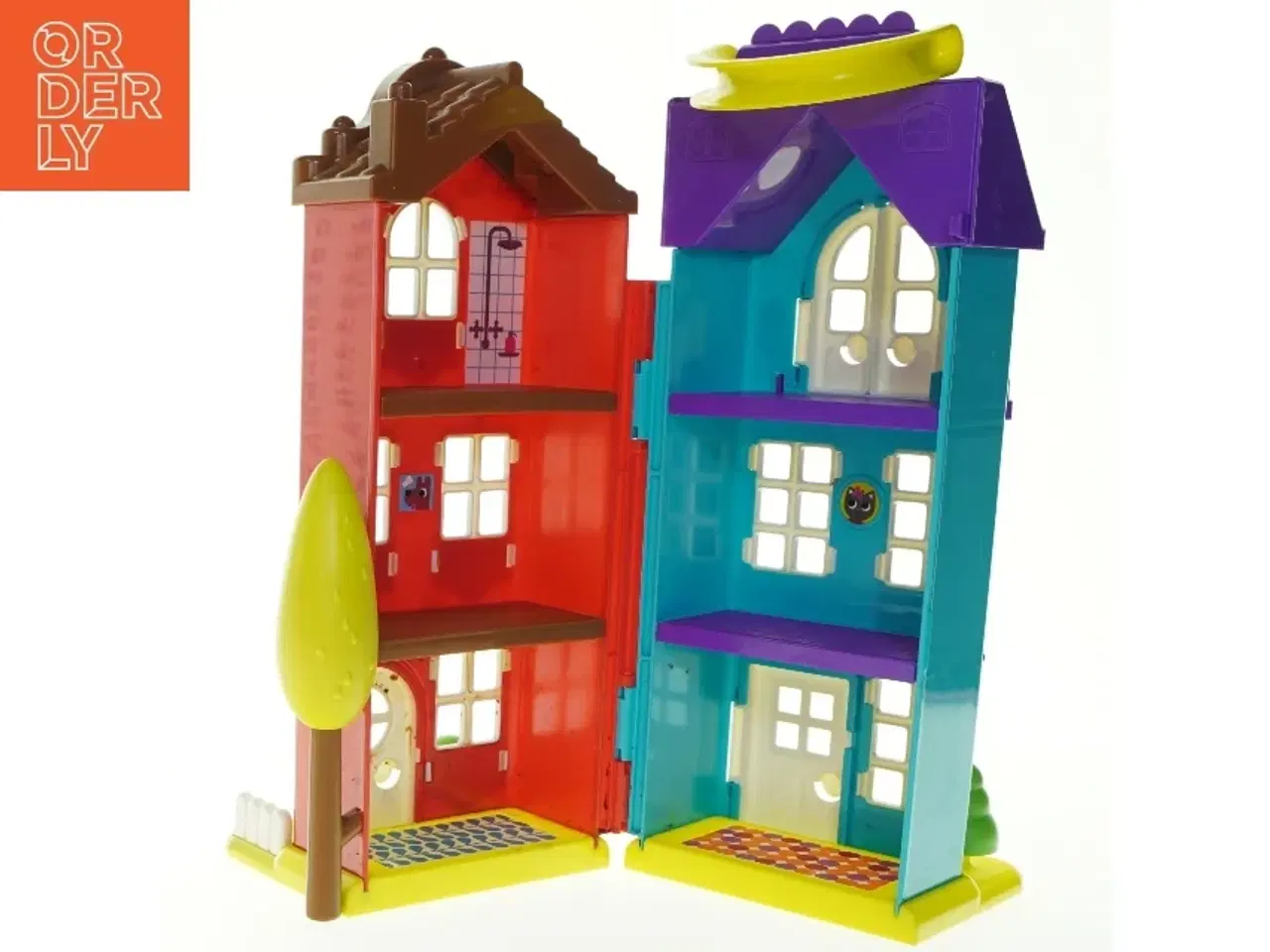 Billede 3 - Farverigt dukkehus fra Spire - Købt hos BR (str. 40x25x15 cm)