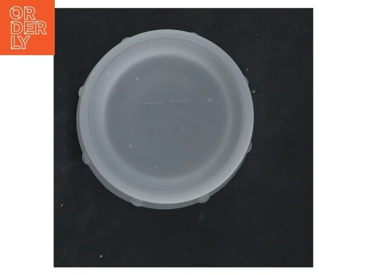 Billede 3 - Frostet opbevaringskrukke med låg (str. 12x10 cm)