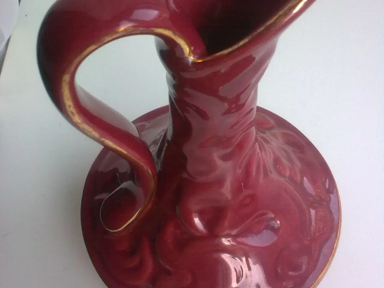 Billede 6 - Bornholm keramik Natur motiv i glasur