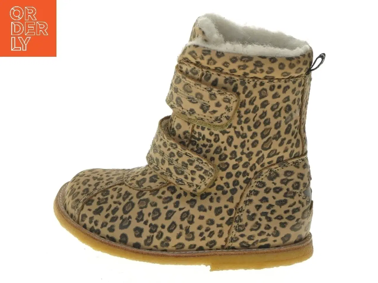 Billede 1 - Børnestøvler med leopardmønster fra Rap (str. 25 )