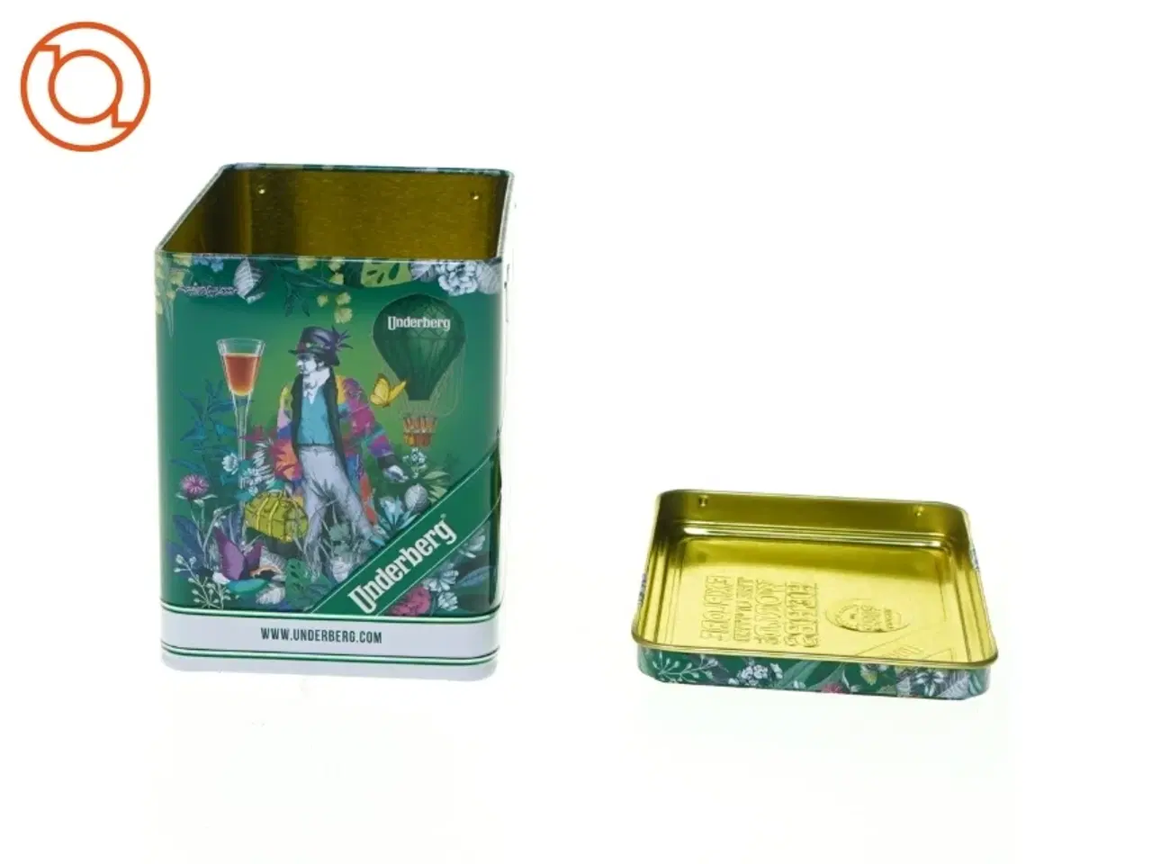 Billede 3 - Dåse fra Underberg (str. 11 x 12 x 9 cm)