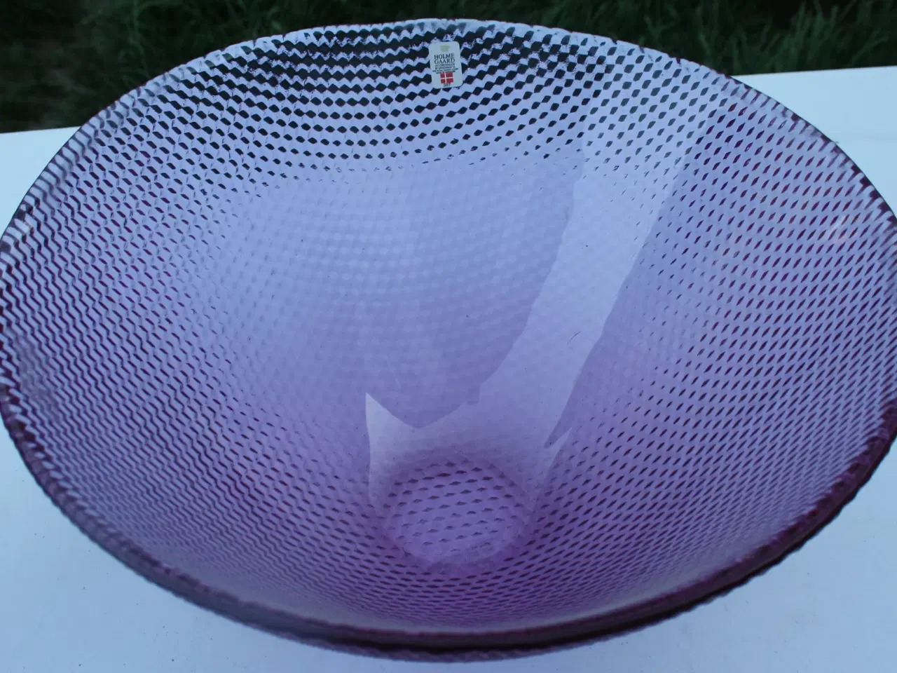 Billede 1 - Holmegaard Kæmpe Skål & Fad