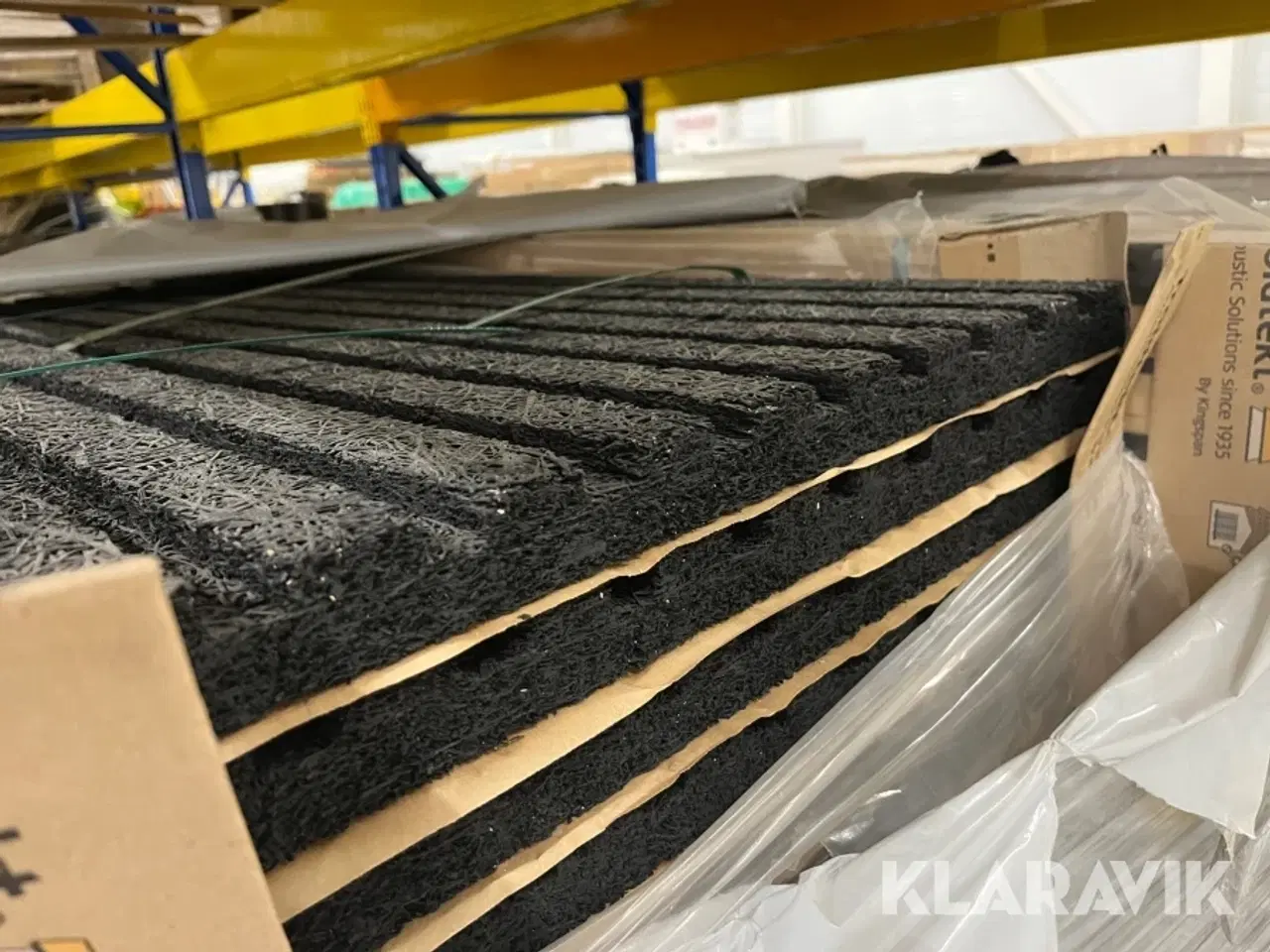 Billede 9 - Troldtekt plader Troldtekt Grå multifin med spor 28 styk