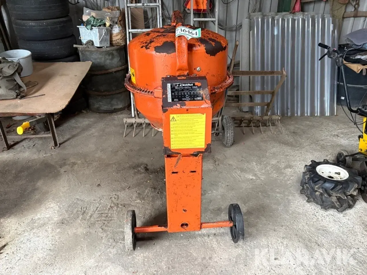 Billede 4 - Cement blander Lescha Euro-Mixer 125 - 125L