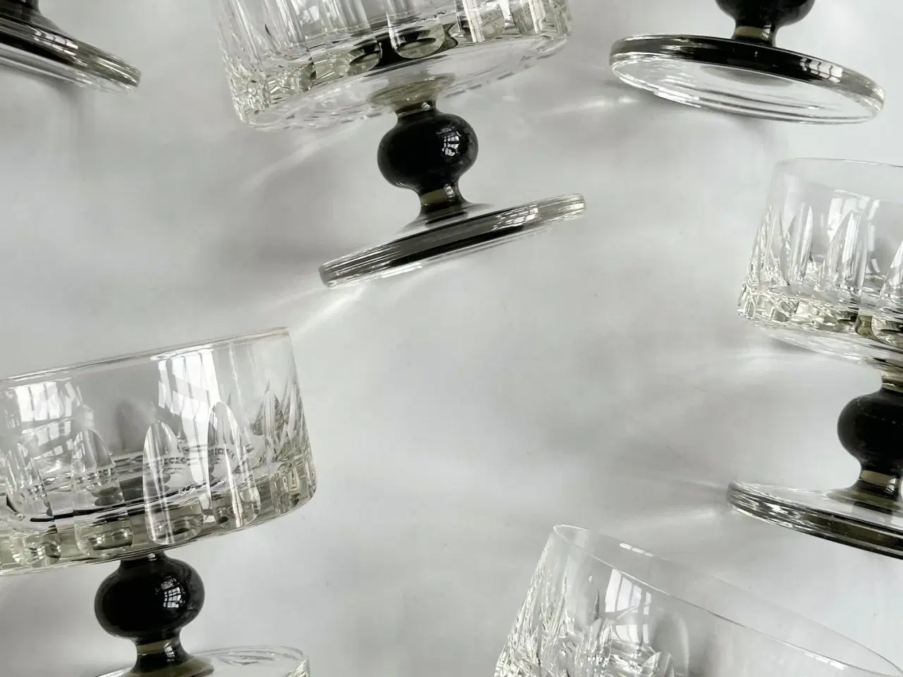 Billede 5 - Portionsskål, krystalglas, 6 stk samlet