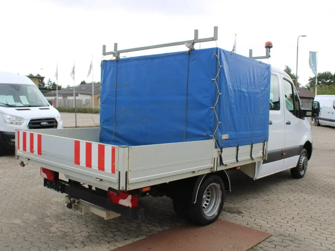 Billede 8 - Mercedes Sprinter 516 2,2 CDi A2 Mandskabsvogn m/lad RWD