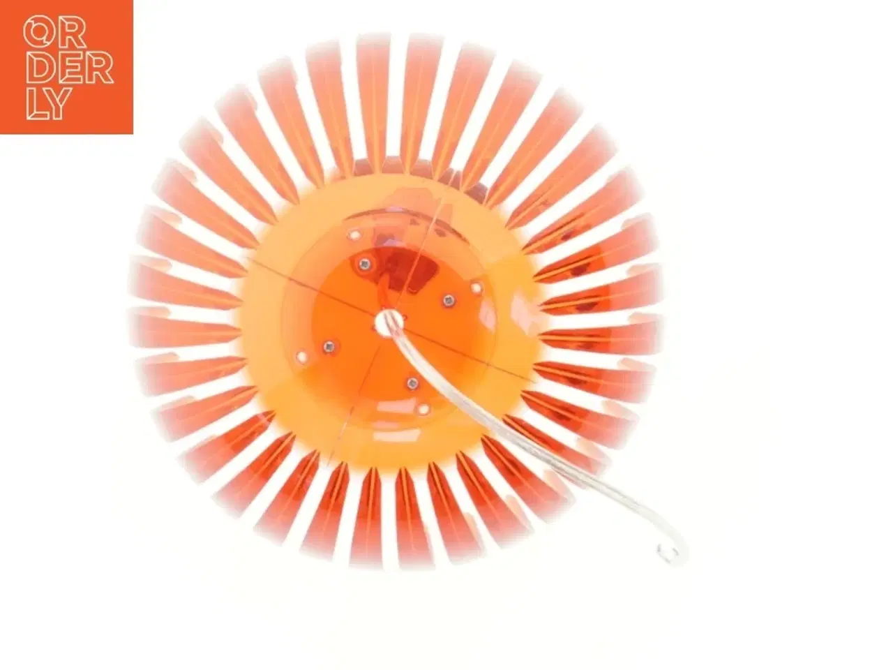 Billede 3 - Rød pendellampe fra lampeguru (str. Ø 24 cm)