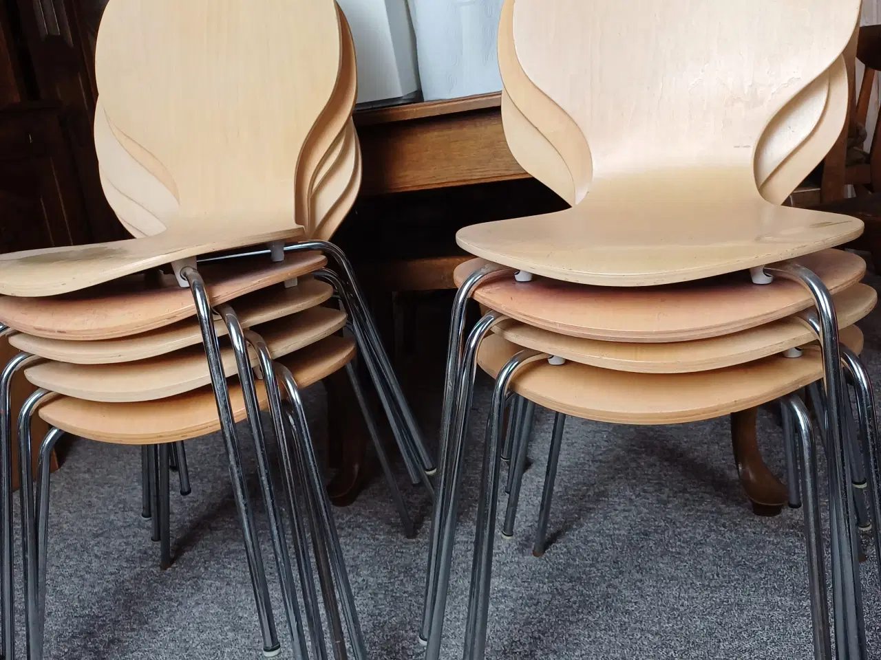 Billede 3 - Spisestole 9 stk 