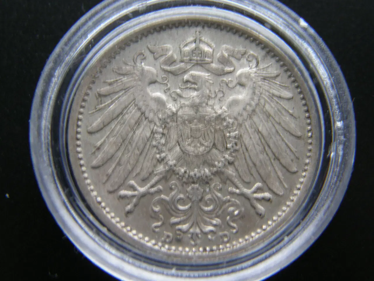 Billede 1 - Tyskland  1 Mark  1915 D  Sølv  KM#14.