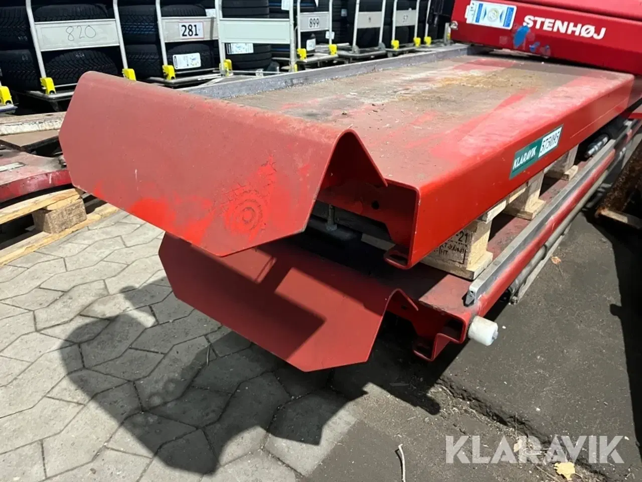 Billede 12 - Overdel/køreplader til Tosøjlelift Stenhøj - 4000kg