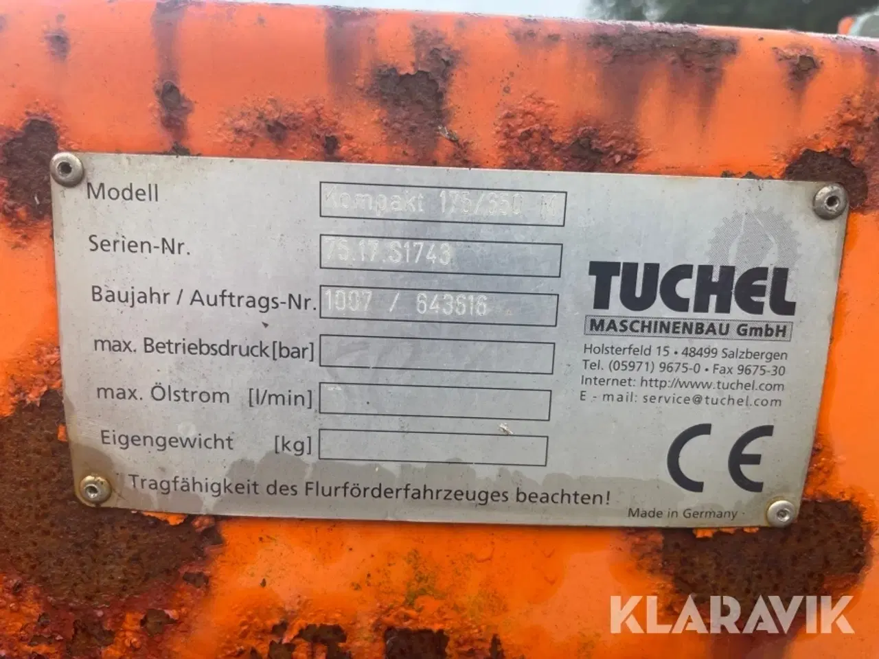 Billede 9 - Fejekost Tuchel Kompakt 175/650 M