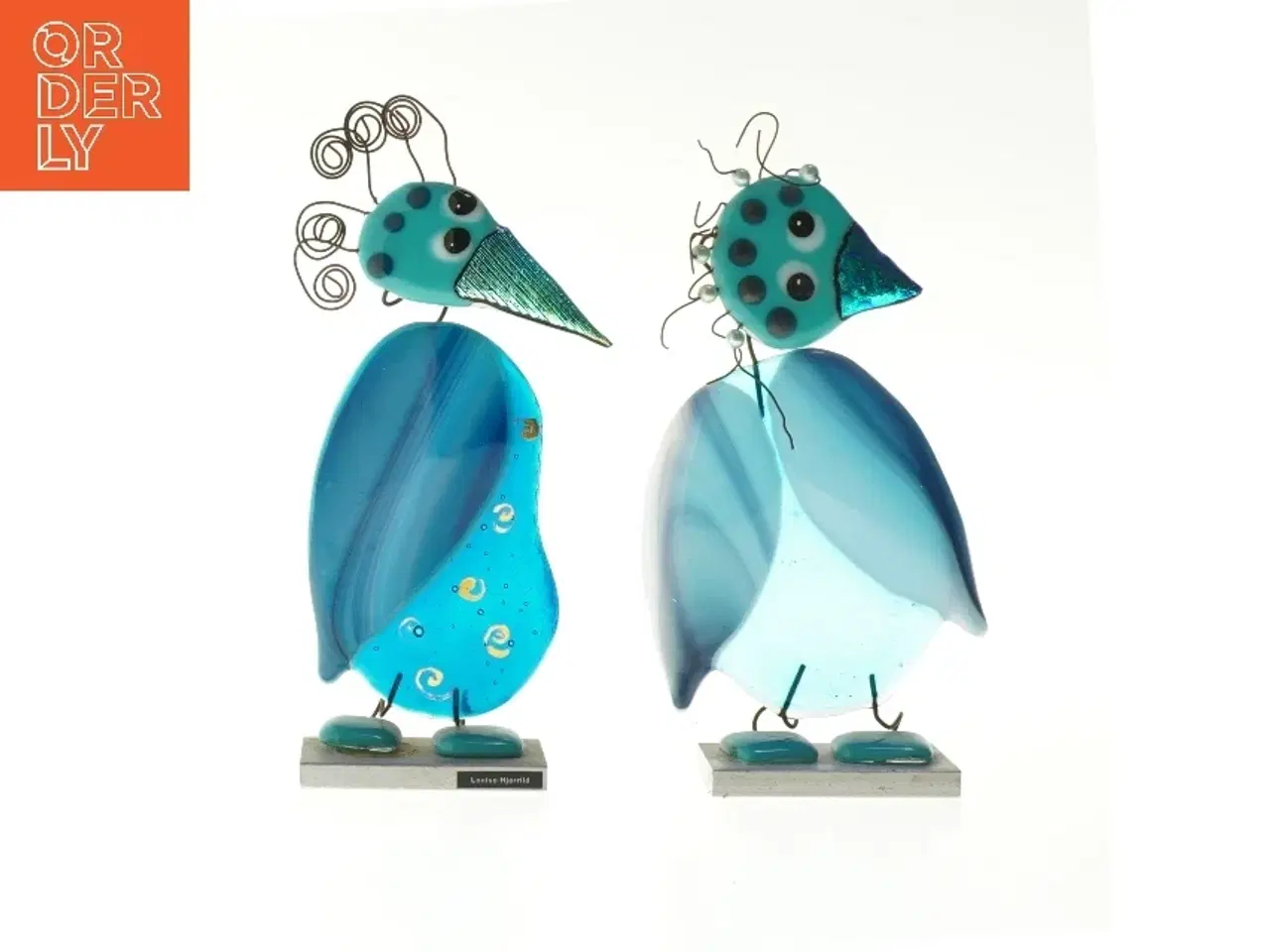 Billede 1 - Dekorative glasfigurer fra Louise Hjerrild (str. 21 cm)