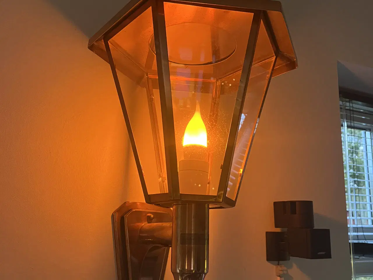 Billede 1 - Stor flot lampe/ lanterne 