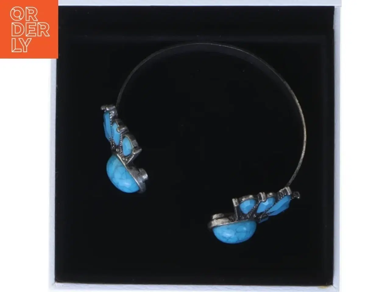 Billede 4 - Armring med turkiser (str. Ø 6,5 cm)