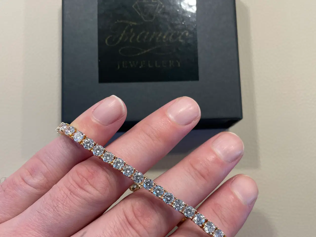 Billede 3 - Goldfilled tennis armbånd 