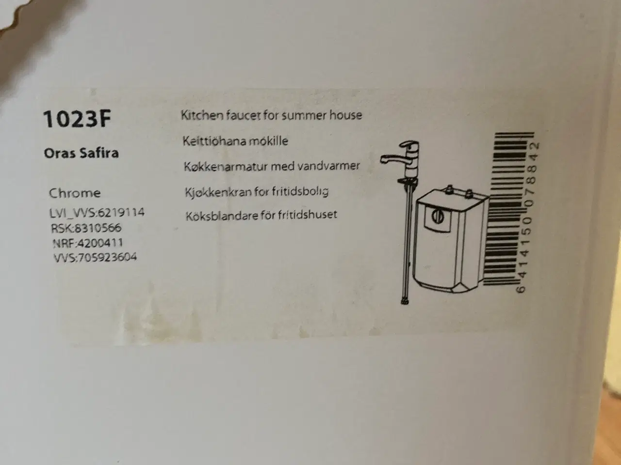 Billede 3 - Køkkenarmatur med vandvarmer til fritidshuset