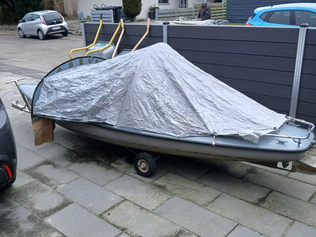 Billede 3 - Guldborgpram med original honda 2.5 hk med slyngko