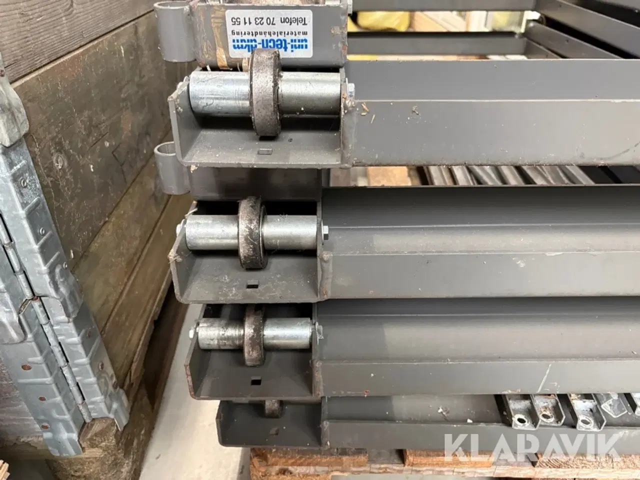 Billede 10 - Palleudtræk til pallereol Uni-tech-dkm 8 styk