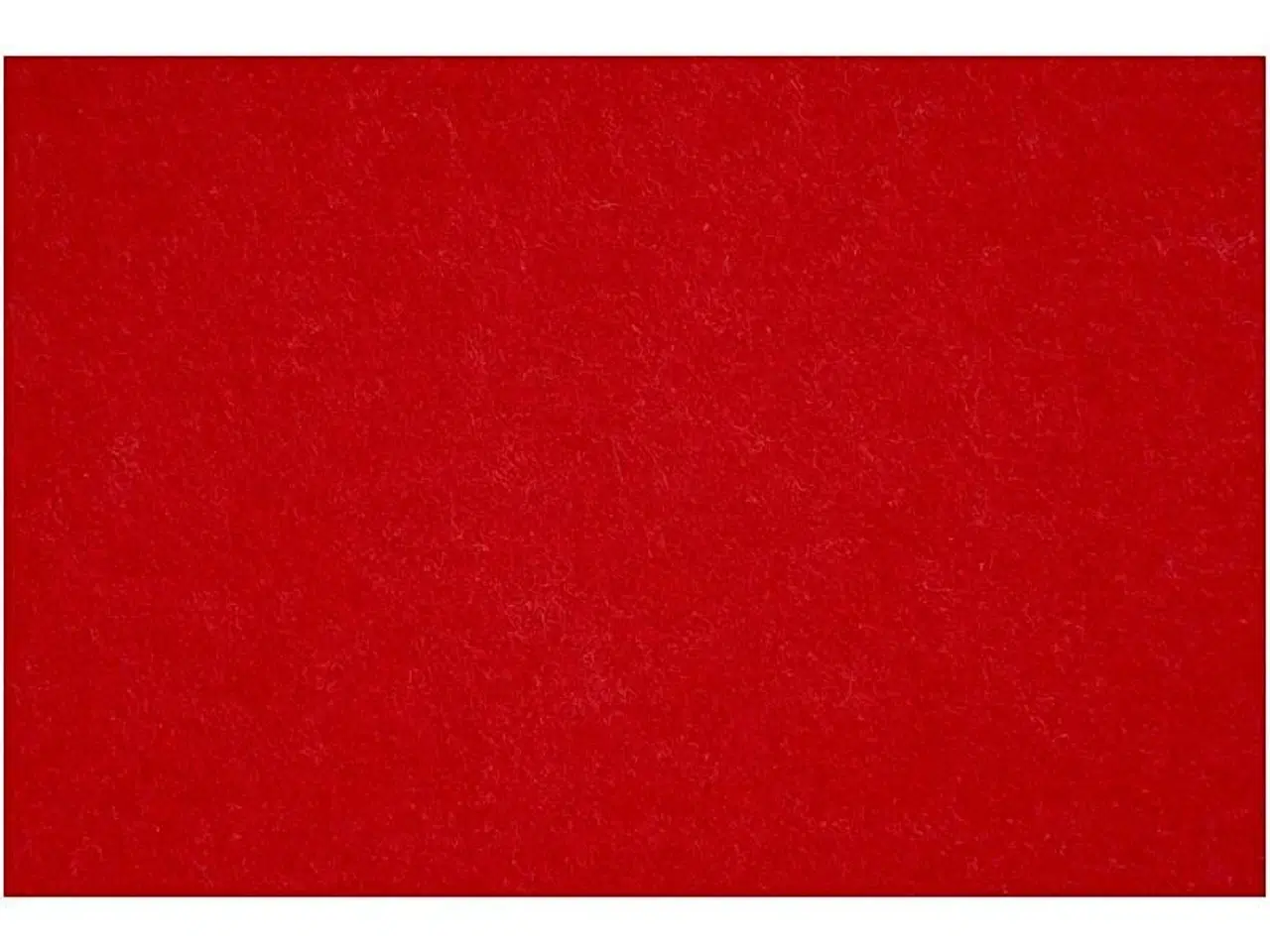 Billede 1 - Hobbyfilt, ark 42x60 cm, tykkelse 3 mm, gl. rød, 1 ark