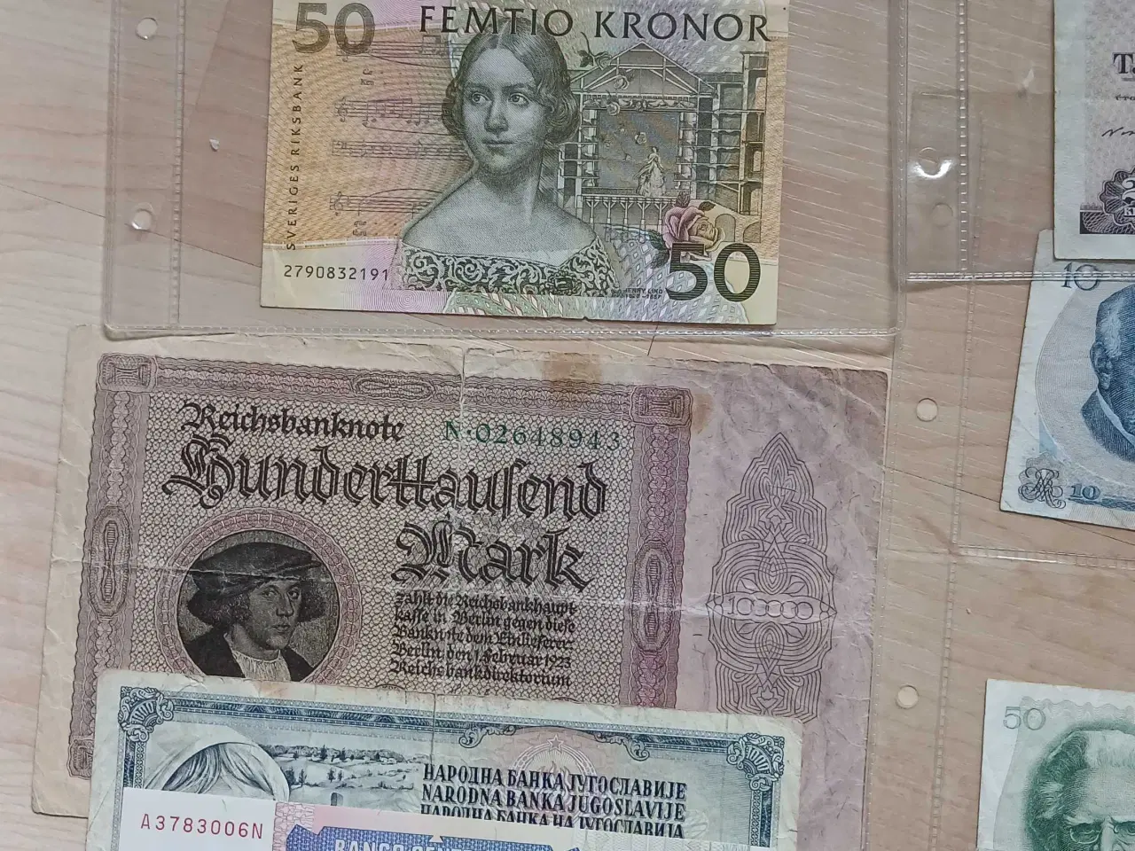 Billede 2 - Pengesedler 56 stk.