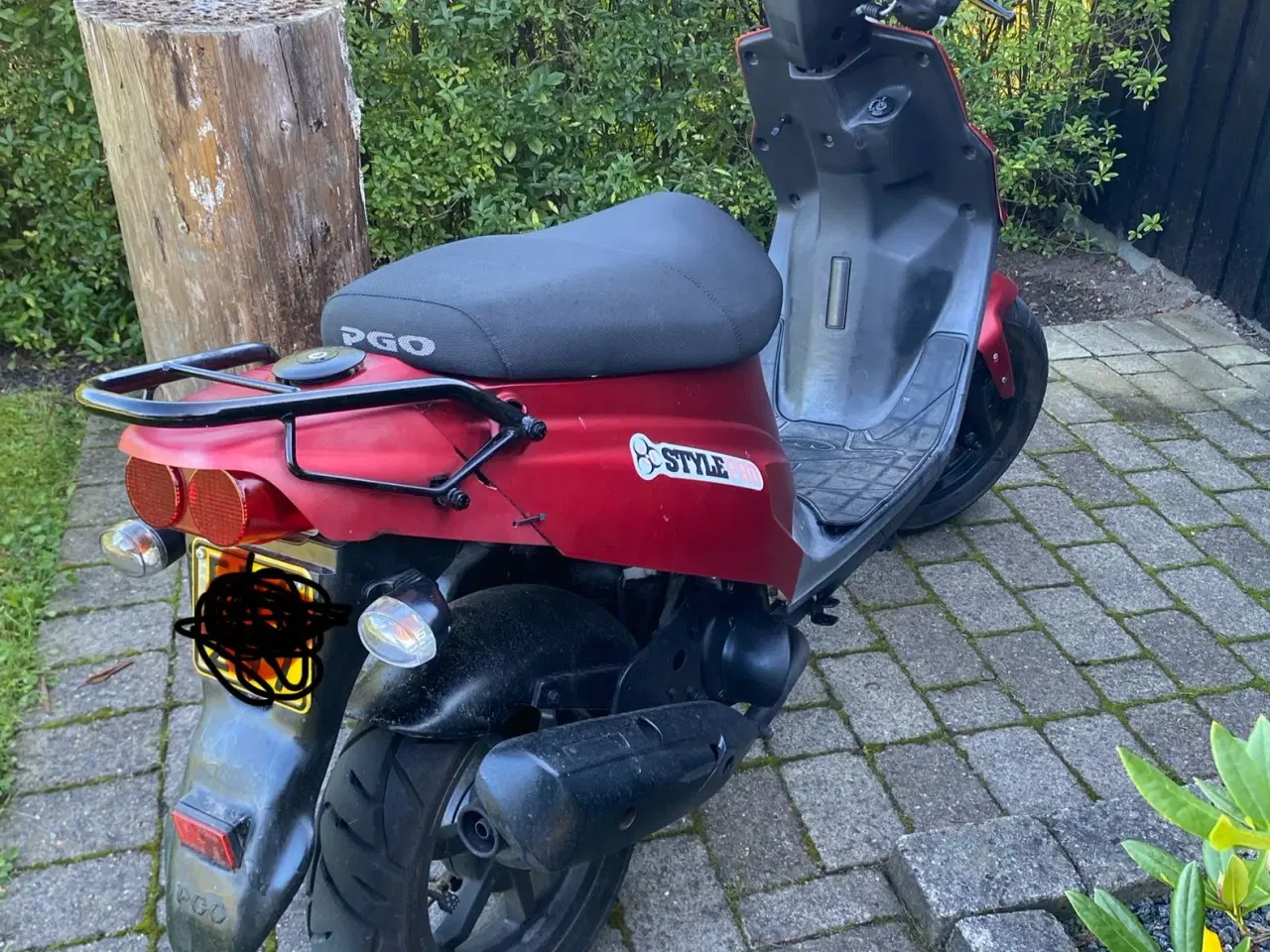 Billede 2 - Rød PGO hot 50 årgang 2009