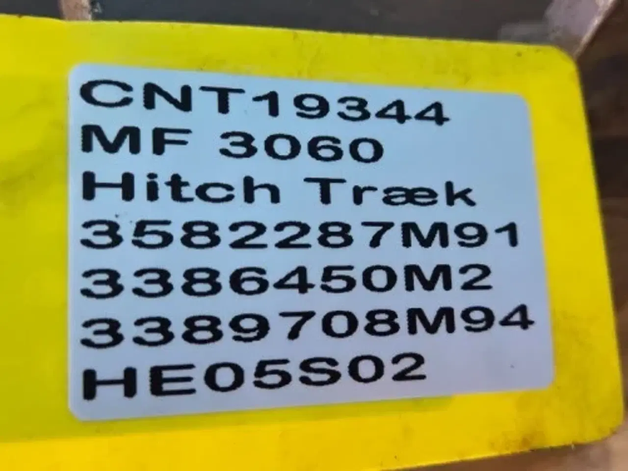 Billede 19 - Massey Ferguson 3060 Hitch Træk 3582287M91 