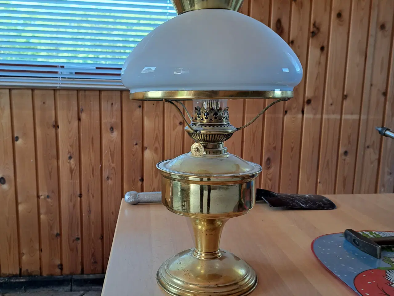 Billede 1 - Gammel Petroliums lampe