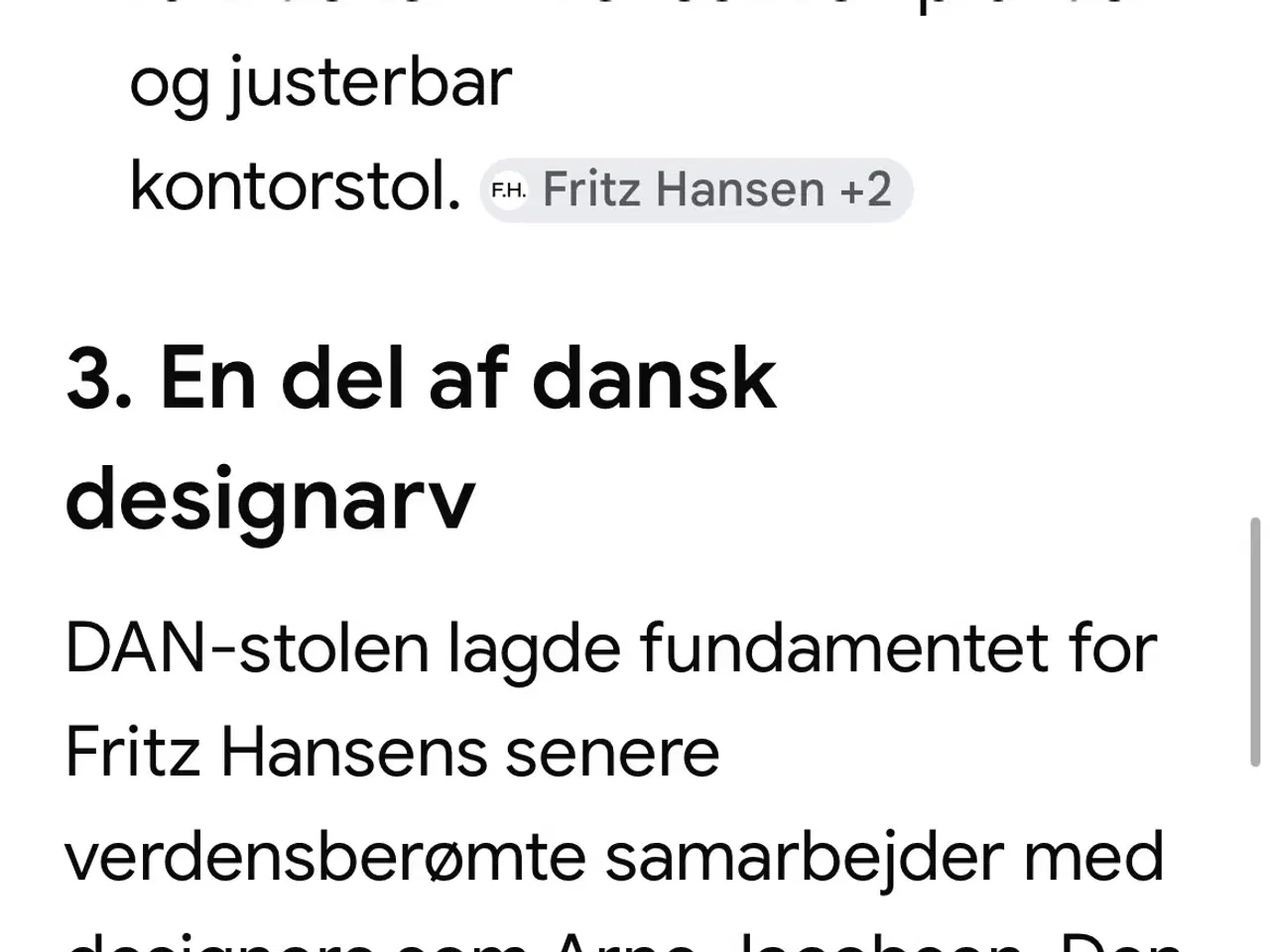 Billede 5 - Fritz Hansen DAN drejestol