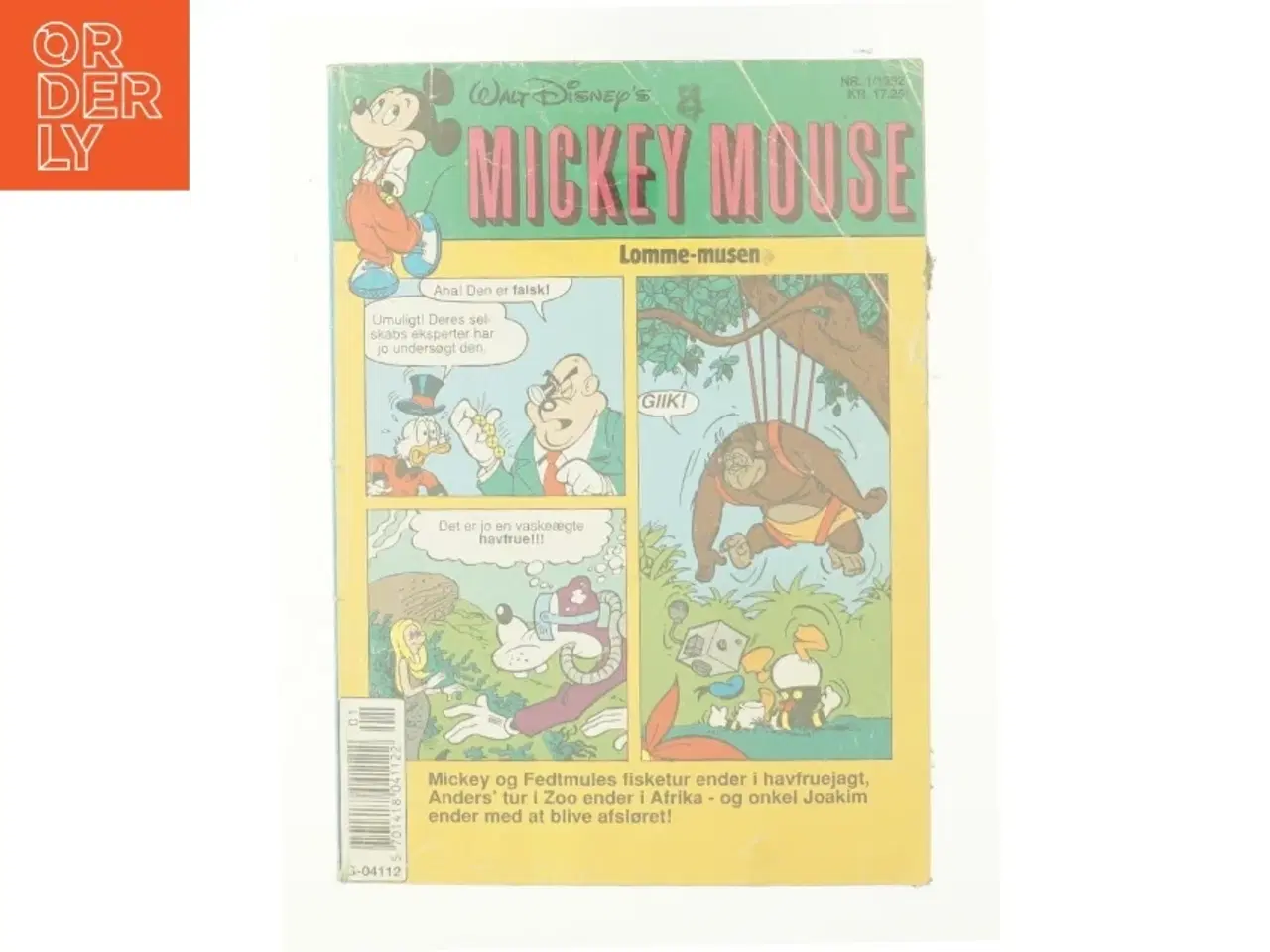 Billede 1 - Mickey Mouse Nr. 1/1992 : Lomme-musen fra Disney