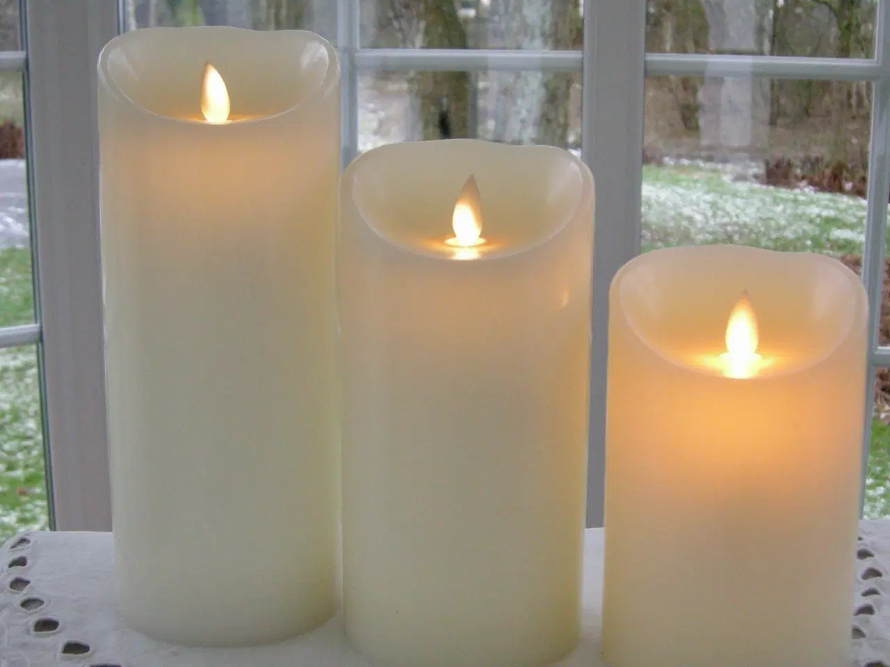 Billede 6 - SOMPEX LED stearinlys, Bloklys, Bevægelig flamme