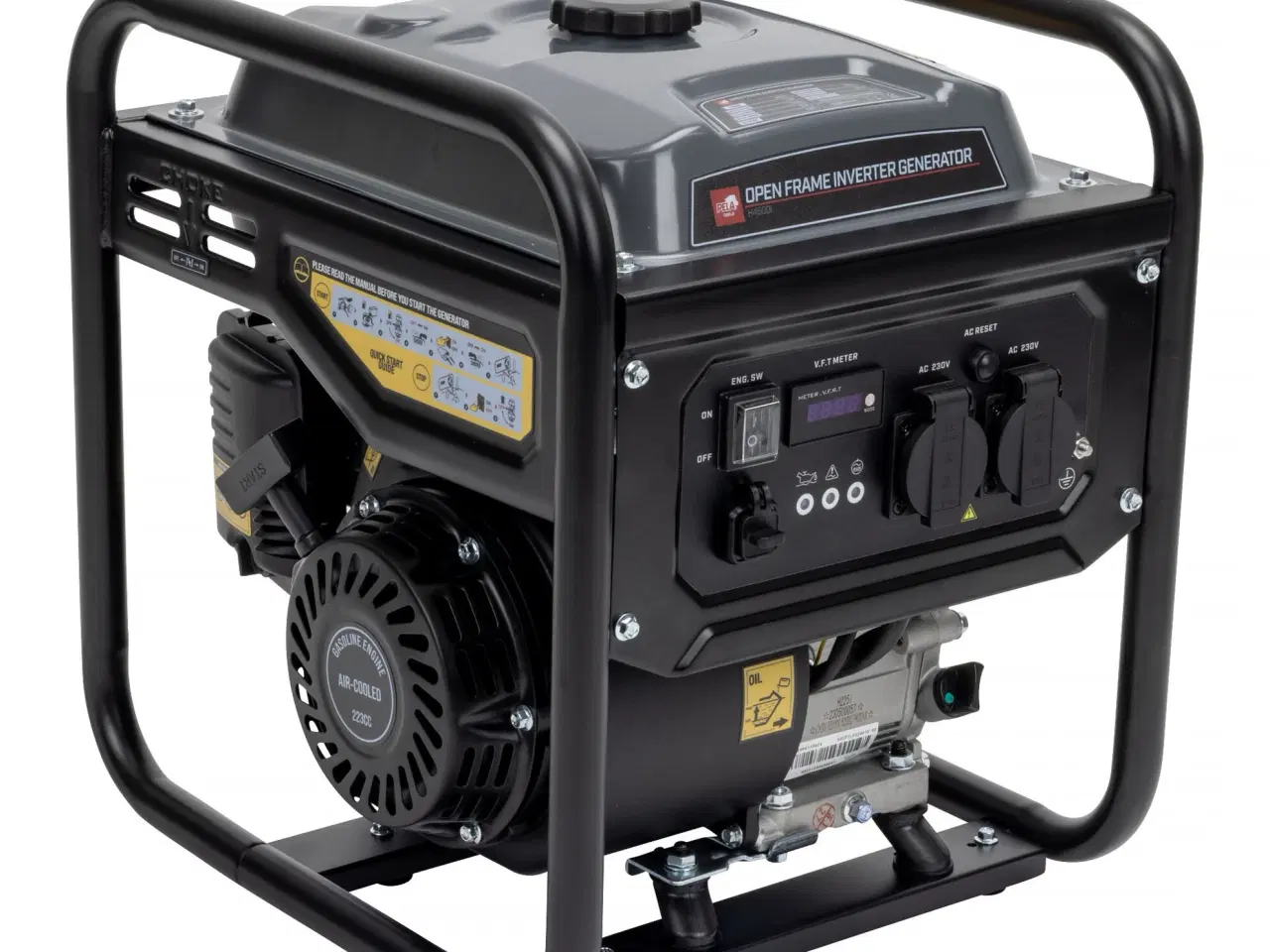 Billede 1 - Generator benzingenerator Open Frame Inverter sort