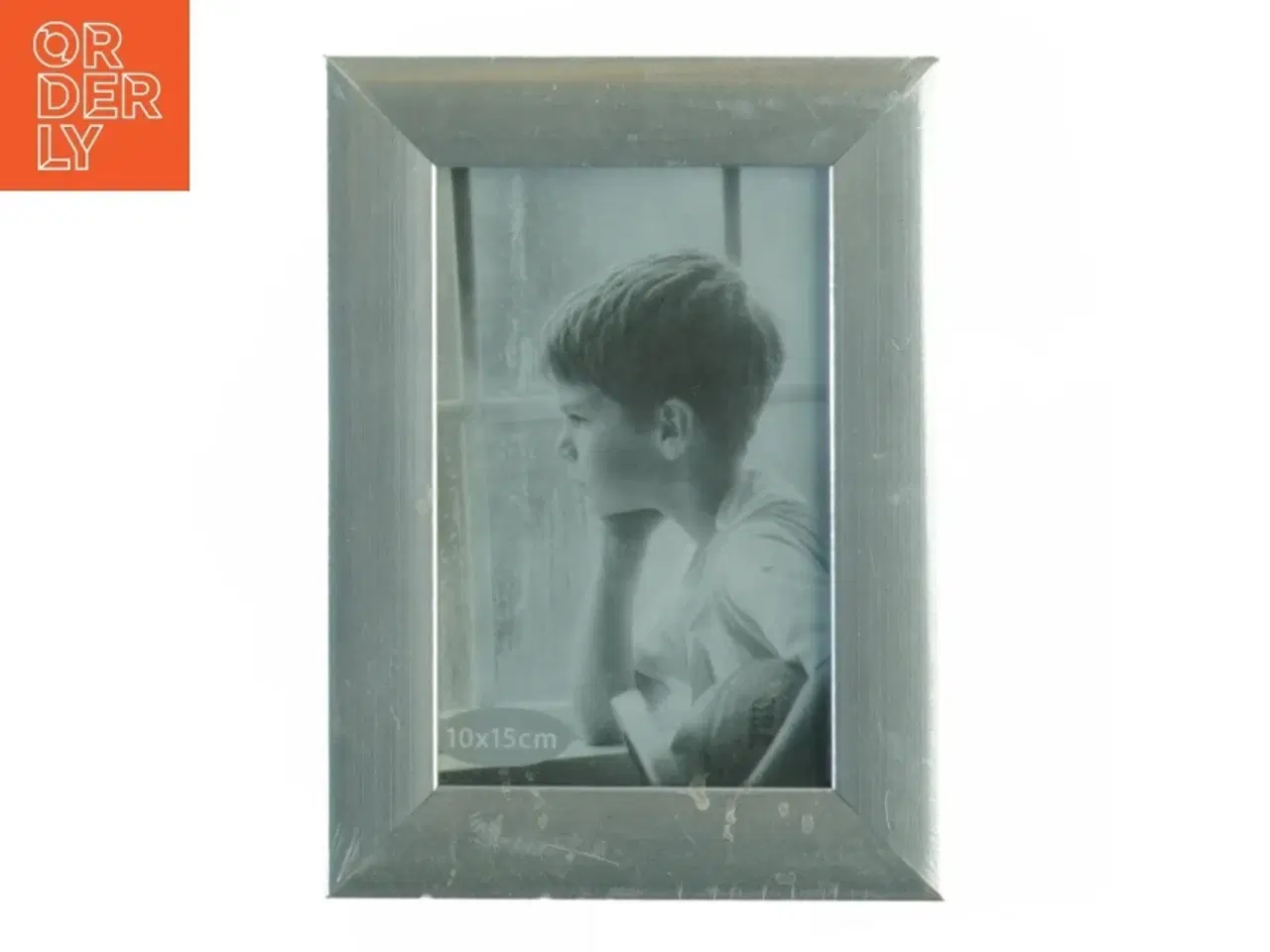 Billede 1 - Sølvfarvet Billedramme (str. 18 x 13 cm)