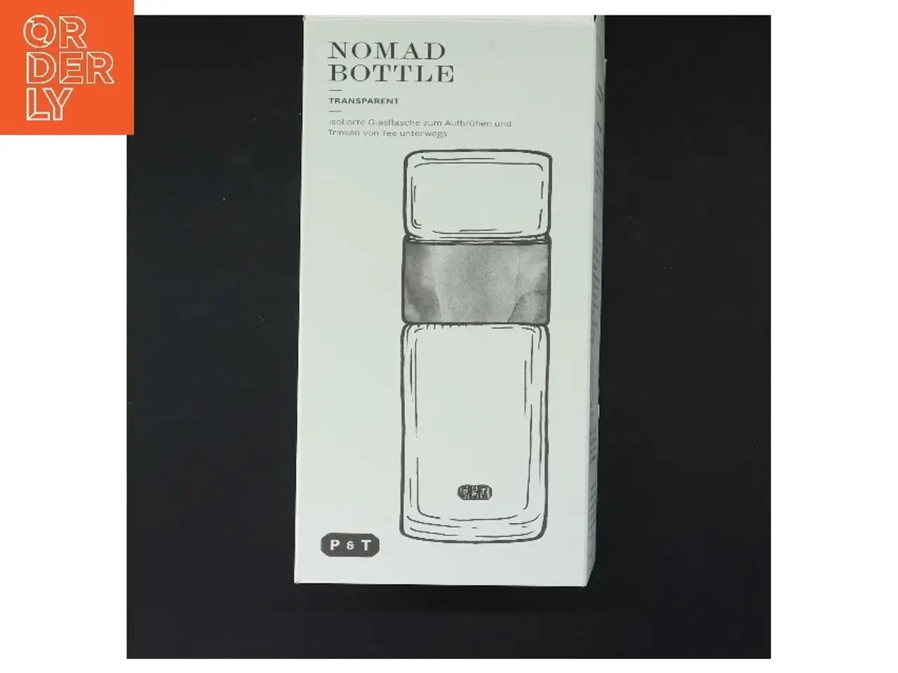 Billede 1 - Nomad flaske til te fra P & T (str. 22 cm)