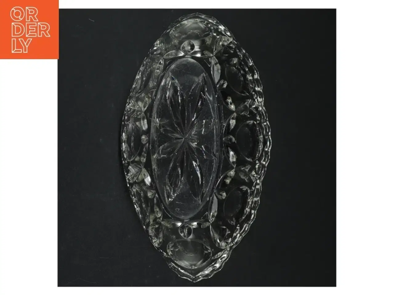 Billede 4 - Glasskål, gammel (str. 23 x 12 cm)