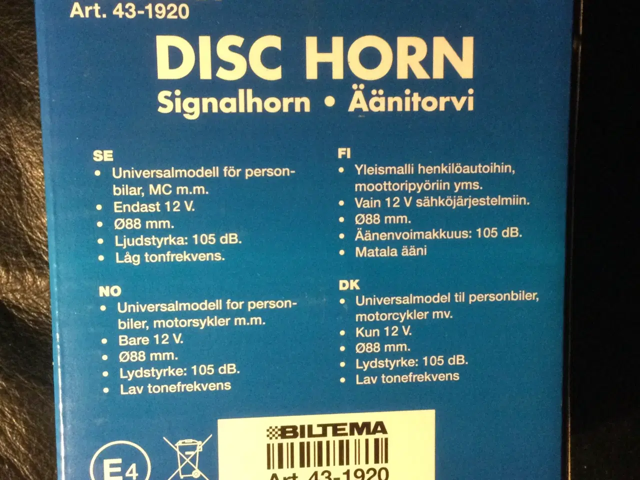 Billede 1 - Signal horn