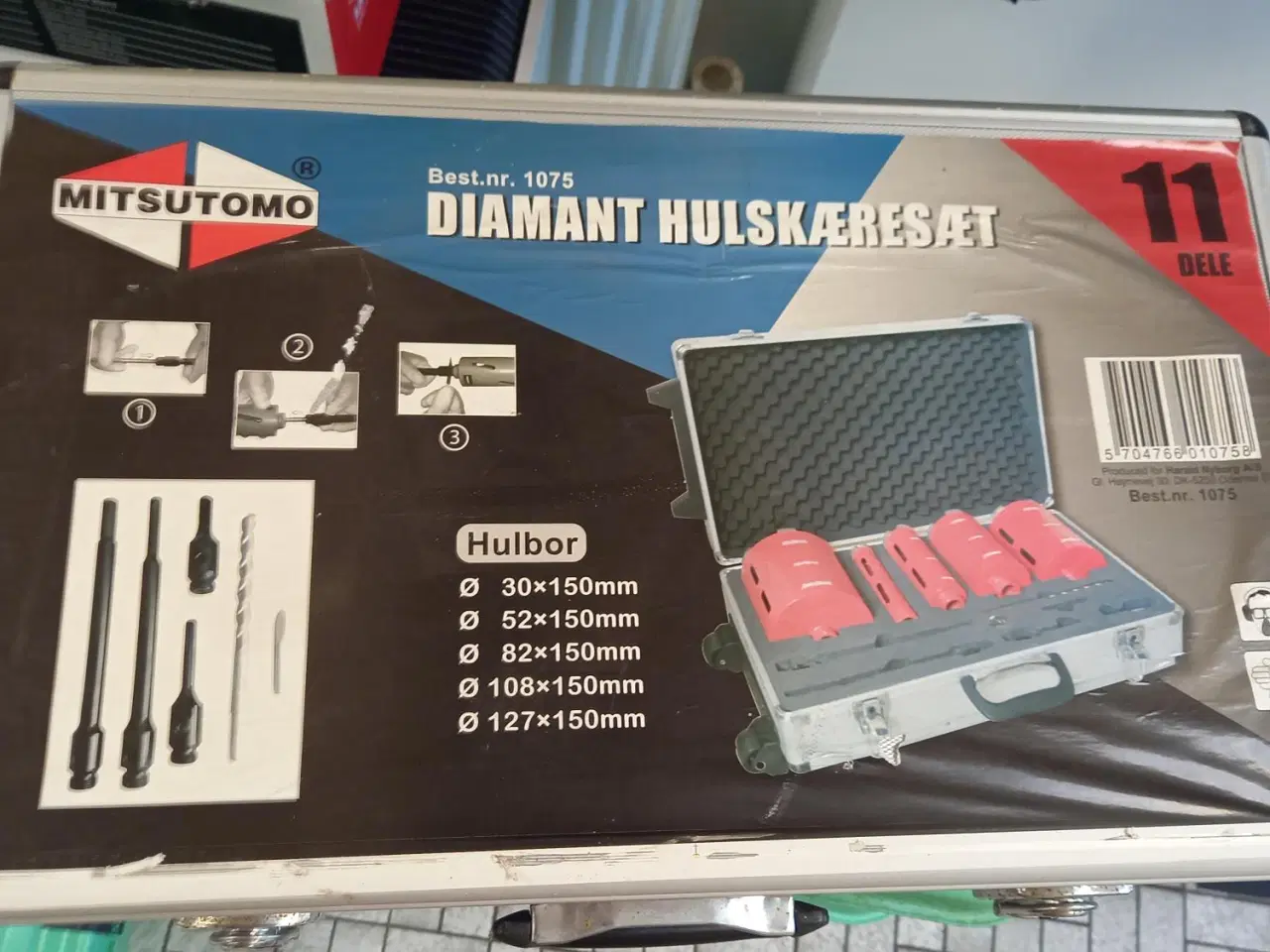 Billede 3 - Diamanthulskæresæt til mur