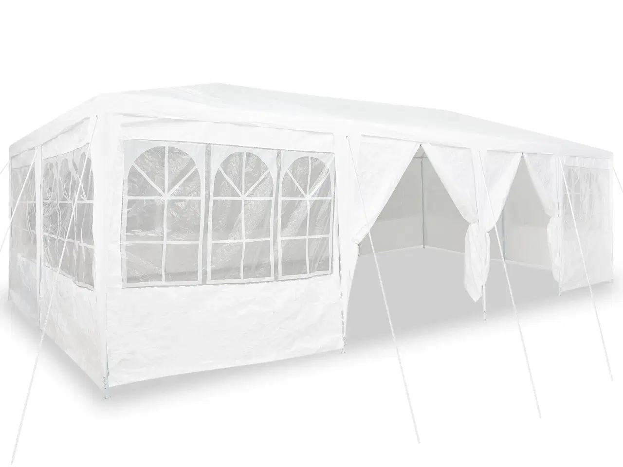 Billede 3 - Party Tent Hvid 800 x 400 x 266 cm Polyester og Stål